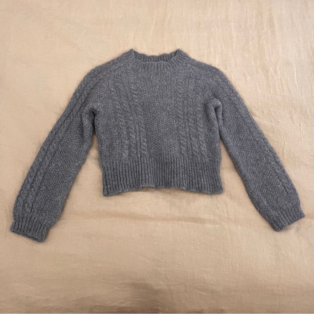 FLAWED Reformation Dita Cable Knit Sweater